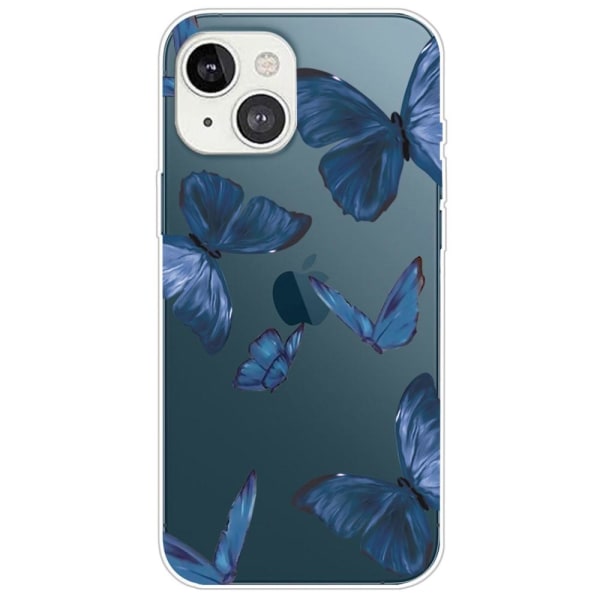 IMD iPhone 14 Plus Mobilskal - Blue Butterfly Blue Butterfly