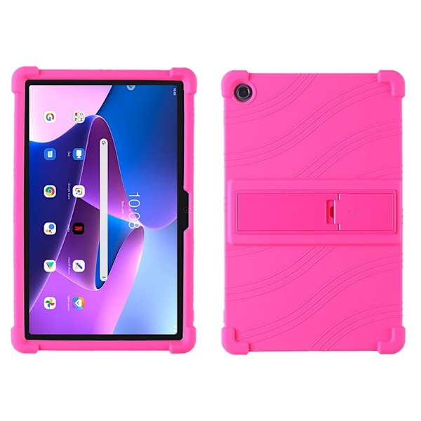 Lenovo Tab M10 Plus (3rd Gen) skal med ett stativ - Rosa Rosa