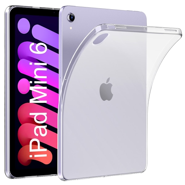 iPad Mini 6 2021 / Mini A17 Pro 2024 Frostat Skal - Transparent Transparent