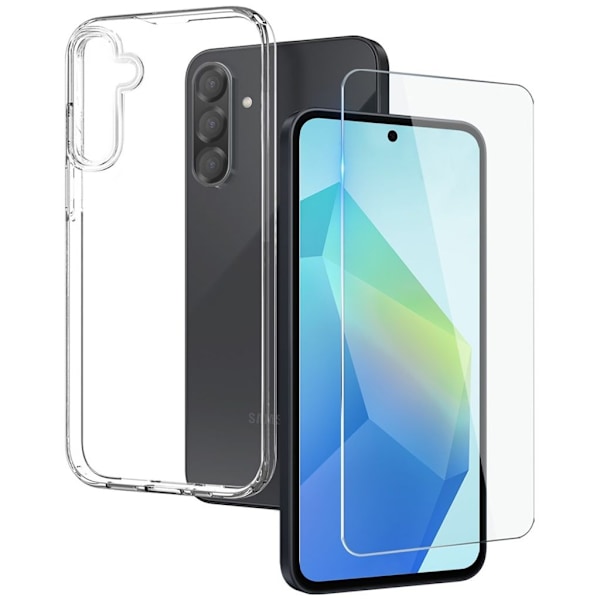 NORTHJO Samsung Galaxy A56 5G Skal & Skärmskydd - Transparent Transparent