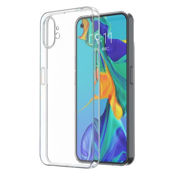 Nothing phone (1) 5G TPU Anti-scratch Back Skal - Genomskinligt Transparent