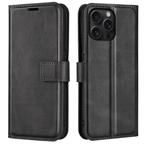 iPhone 16 Pro Max Fodral med kortplatser - Svart Svart