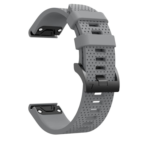 Garmin Fenix 6S/5S/6S Pro/5S Plus Klockarmband i silikon - Grå grå