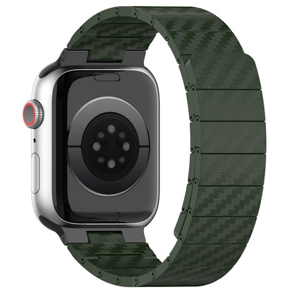 Apple Watch 10 42mm, 9/8/7 41mm, SE/6/5/4 40mm, 1/2/3 38mm Klockarmband - Grön Grön