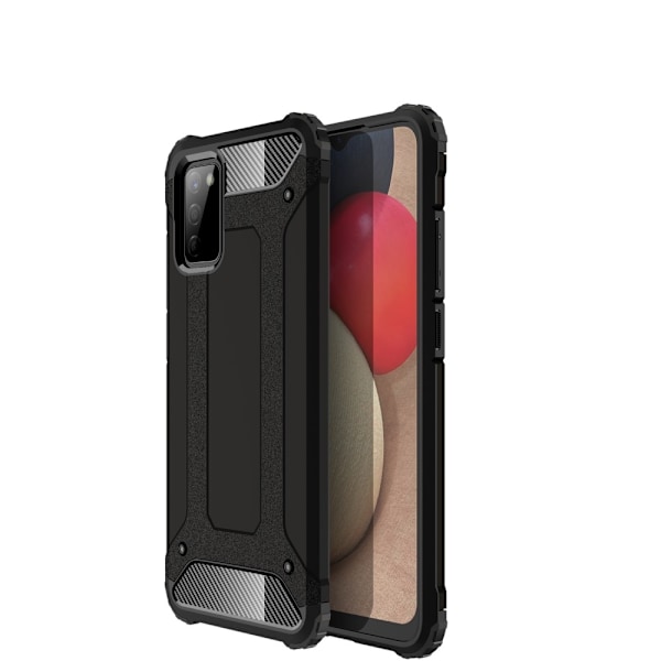 Armor Guard Skal för Samsung Galaxy A02s & Galaxy A03s - Svart Svart
