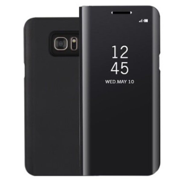 Fodral med Genomskinlig Framsida för Samsung Galaxy S7 Edge - Svart Svart