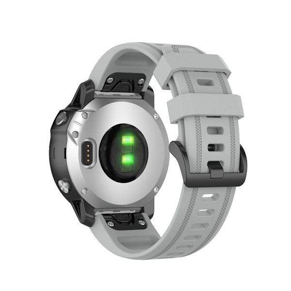 Garmin Fenix 7S/6S/6S Pro/5S/5S Plus Klockarmband i silikon - Grå grå