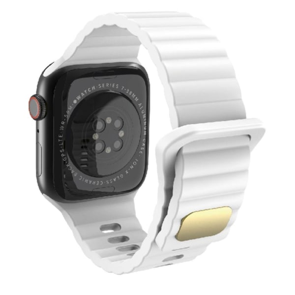 Apple Watch Ultra/Ultra 2 49mm etc Klockarmband i Silikon - Vit Vit