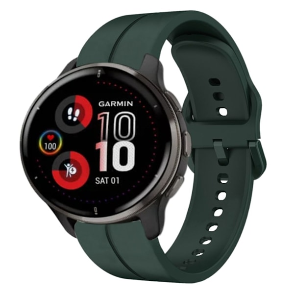 Garmin Venu 2 Plus Klockarmband i Silikon - Grön Grön