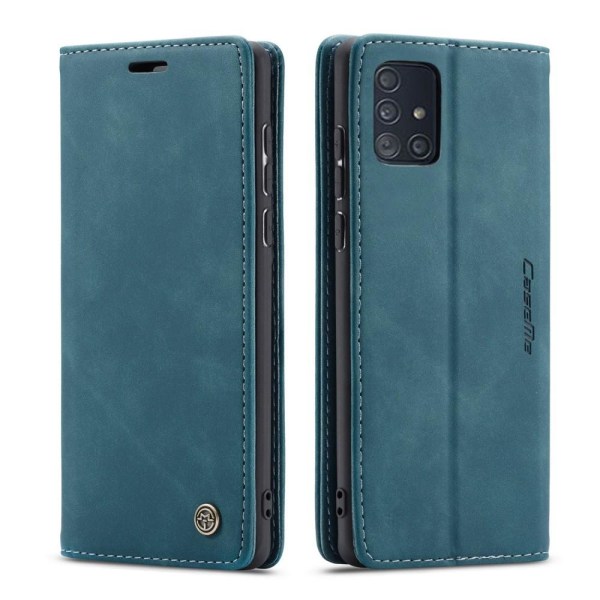 CASEME 013 Series Plånboksfodral för Samsung Galaxy A71 - Grön Grön