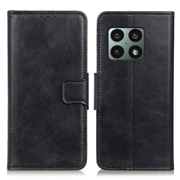 OnePlus 10 Pro 5G Crazy Horse fodral - Svart Svart