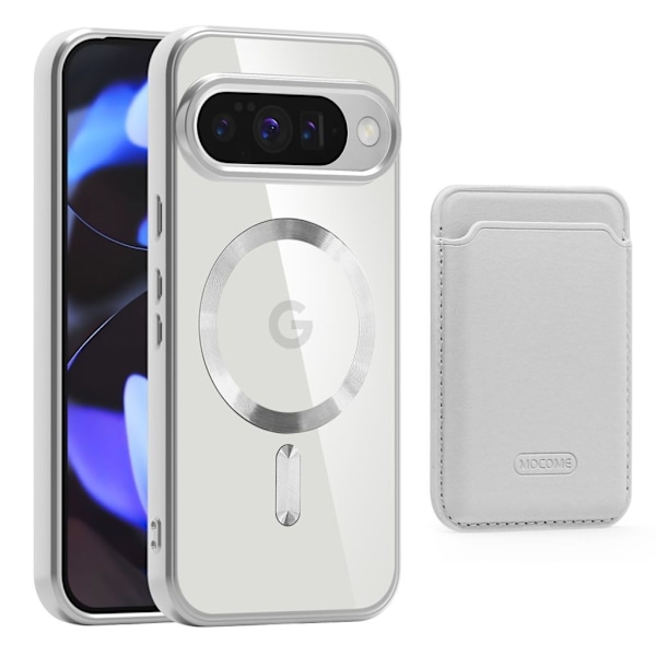 Google Pixel 10 / 10 Pro Skal med plånbok - Grå grå