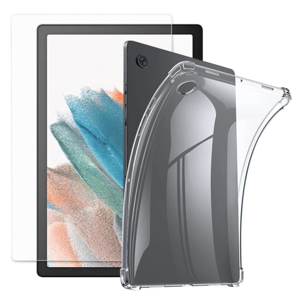 Samsung Galaxy Tab A8 10.5 2021 Skal med ett skärmskydd - Transp Transparent
