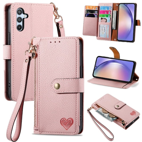 Samsung Galaxy A36 5G / A56 5G Plånboksfodral - Rosa Rosa