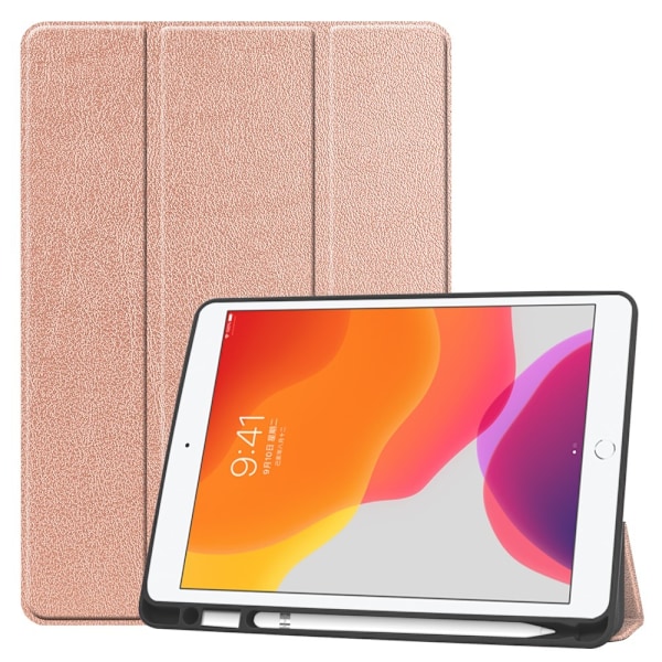 Tri-fold Fodral till iPad 10.2 2019/2020 - Roséguld Rosa