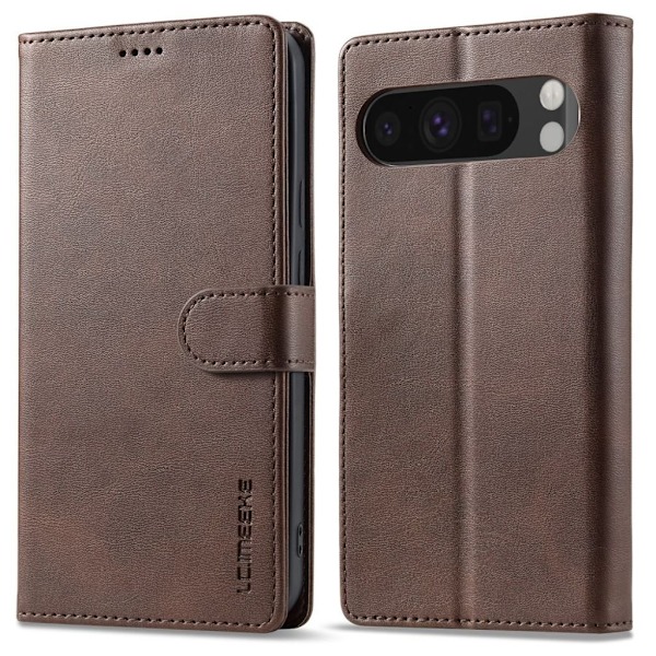 LC.IMEEKE Google Pixel 9 Pro / Pixel 9 fodral - Brun Brun