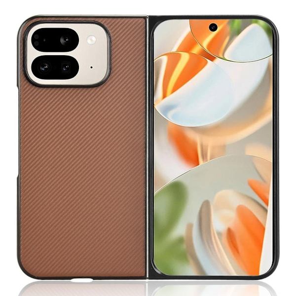 Google Pixel 9 Pro Fold 5G Skal - Brun Brun