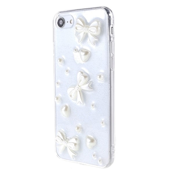 Pearls Decoration iPhone 7/8/SE 2020/SE 2022 Skal - Transparent Transparent