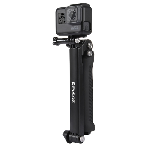 Justerbar monopod med tripod för actionkamera