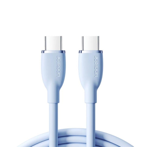 Joyroom USB-C till USB-C, Snabbladdningskabel, 100W, 1,2m - Blå Blå