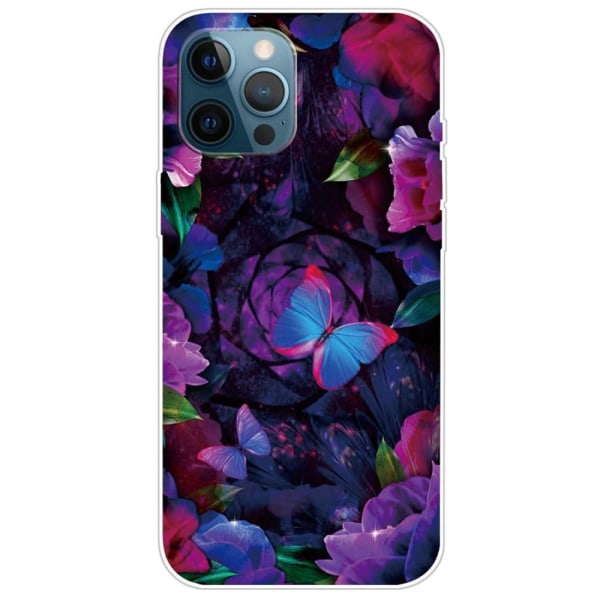 IPhone 14 Pro TPU-skal - Colorful Butterflies Colorful Butterflies