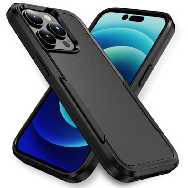 iPhone 15 Pro stötsäkert skal - Svart Svart
