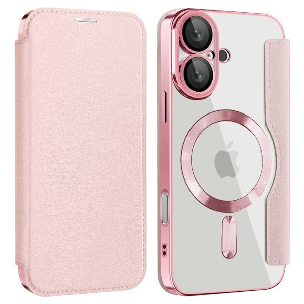 iPhone 16 Fodral med Kortplatser - Rosa Rosa