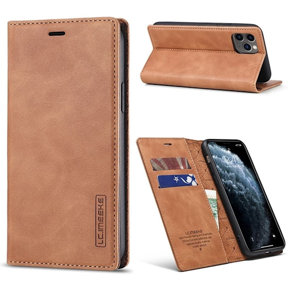 LC.IMEEKE iPhone 11 Pro fodral - Brun Brun