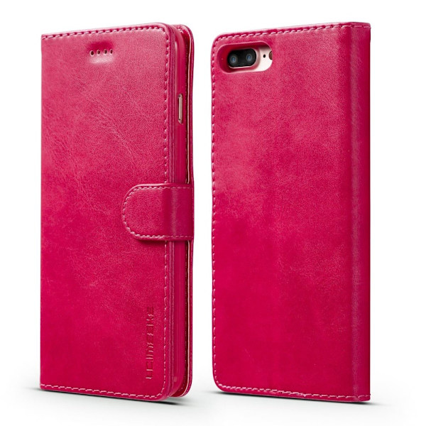 LC.IMEEKE Läderplånbok för iPhone 7/8 Plus - Rosa Rosa