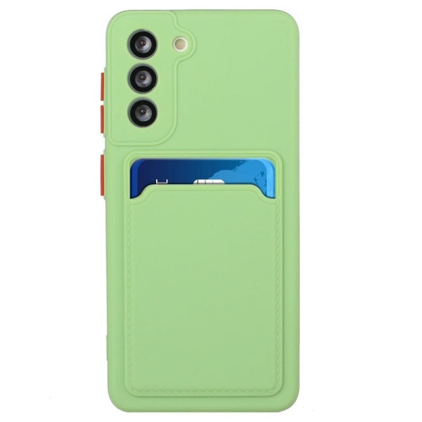 Samsung Galaxy S23 FE TPU-skal med korthållare - Grön Grön