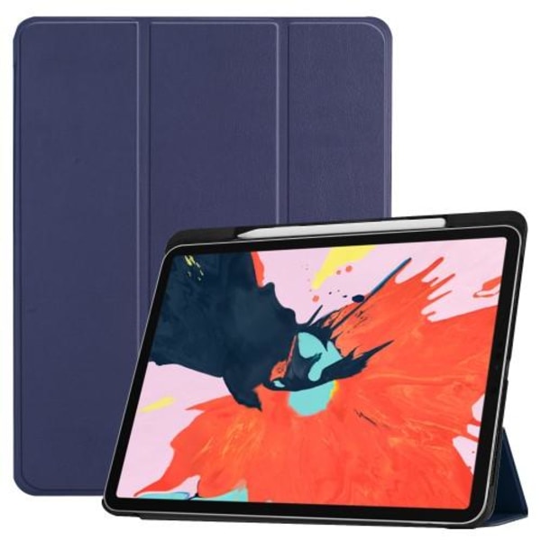 Tri-Fold Tablet Fodral till iPad Pro 12.9" (2018) - Mörkblå Blå