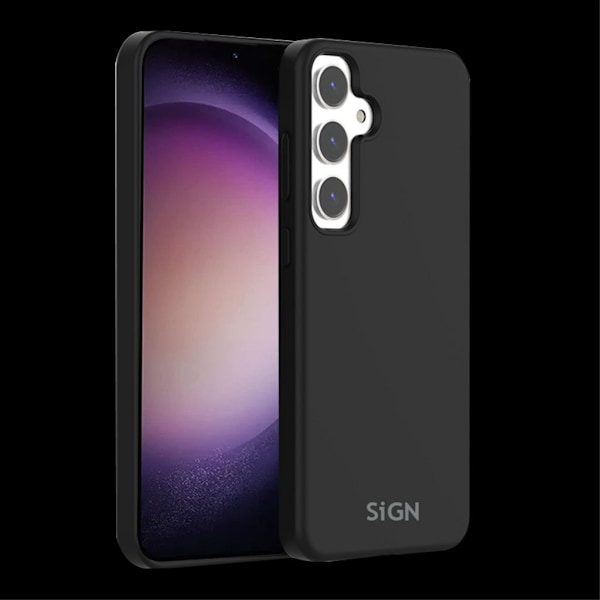 SiGN Liquid Silicone skal till Samsung Galaxy S24 Plus - Svart Svart