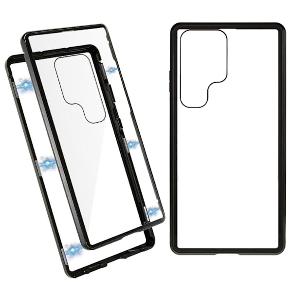 Samsung Galaxy S24 Ultra skal härdat glas - Svart Svart