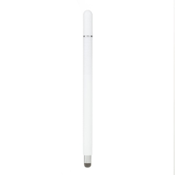 Universell Stylus Pen 2-i-1 för Touchskärmar - Vit Vit