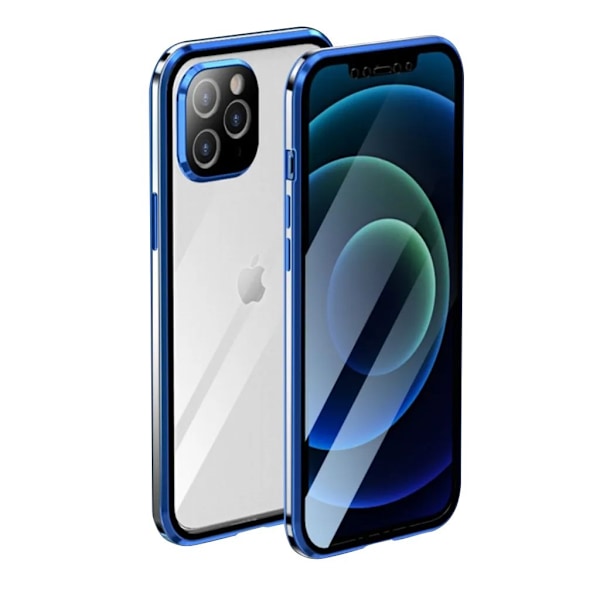 LUPHIE iPhone 12 Pro skal - Blå/silver Silver