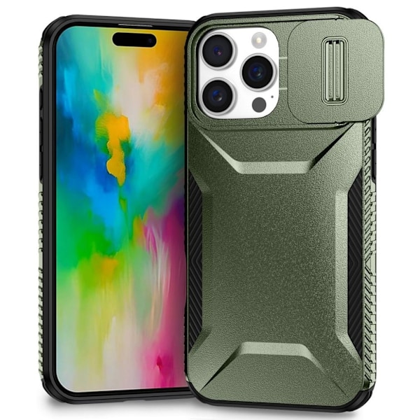 iPhone 16 Pro Max Camshield Skal - Grön Grön