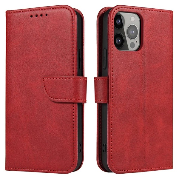 iPhone 14 Calf Texture Fodral - Rött Red