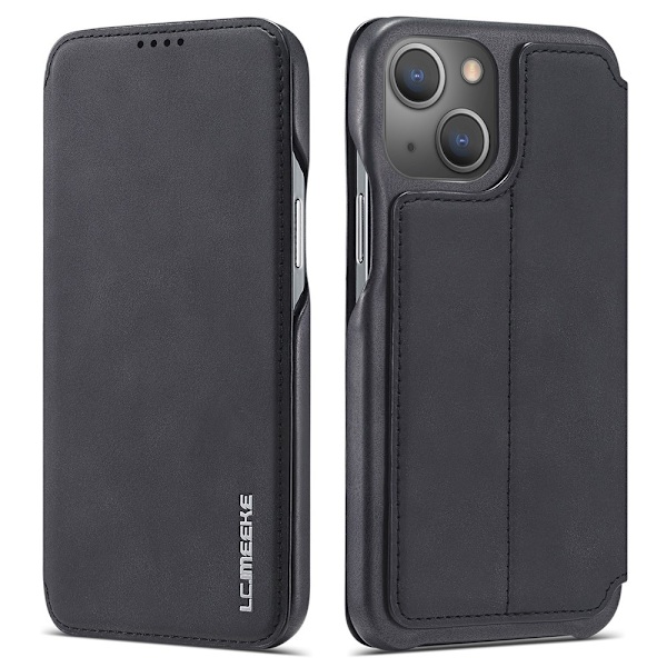 LC.IMEEKE Retro Plånboksfodral för iPhone 13 - Svart Svart