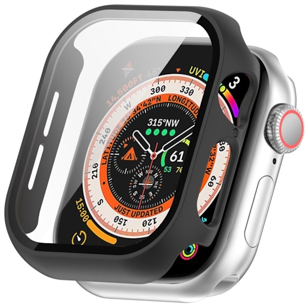 Apple Watch Series 10 46mm Skal med skärmskydd - Svart Svart