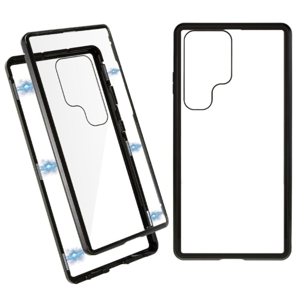 Samsung Galaxy S24 Ultra skal härdat glas - Svart Svart