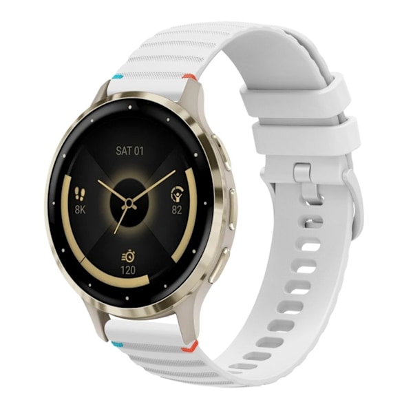 Garmin Venu 3S Klockarmband i silikon - Vit Vit
