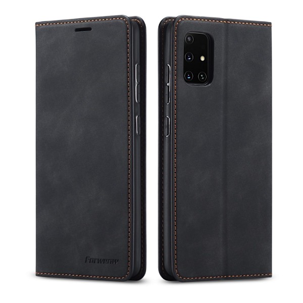 FORWENW Fantasy Fodral för Samsung Galaxy A71 - Svart Svart