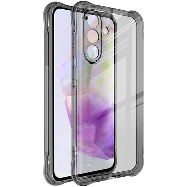 IMAK Samsung Galaxy A56 5G Skal - Transparent Svart Transparent