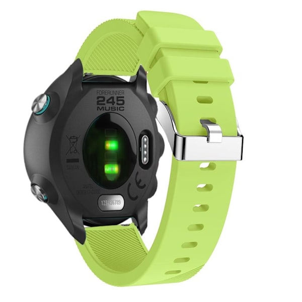 Garmin VivoActive 3/VivoMove HR/Forerunner 645 etc. Klockarmband i silikon - Grön Grön