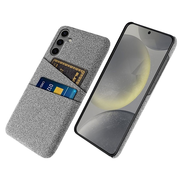 Samsung Galaxy S24 FE skal med dubbla kortplatser - Ljusgrå grå