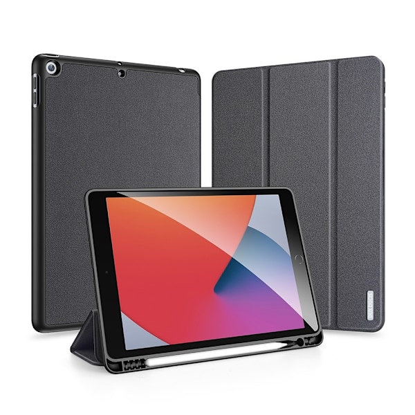 DUX DUCIS iPad 10.2" 2021/2020/2019 Tri-fold fodral - Svart Svart