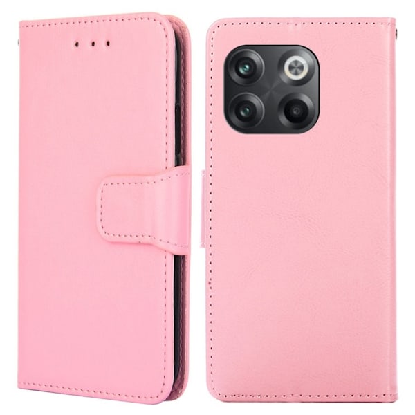 OnePlus 10T 5G / Ace Pro 5G Magnetic Closure Stand Fodral - Rosa Rosa