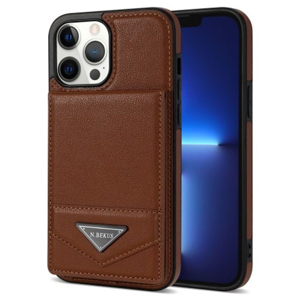 N.BEKUS iPhone 15 Pro skal - Brun Brun