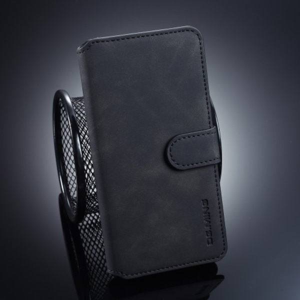 DG.MING Retro Plånboksfodral till Huawei P30 - Svart Svart