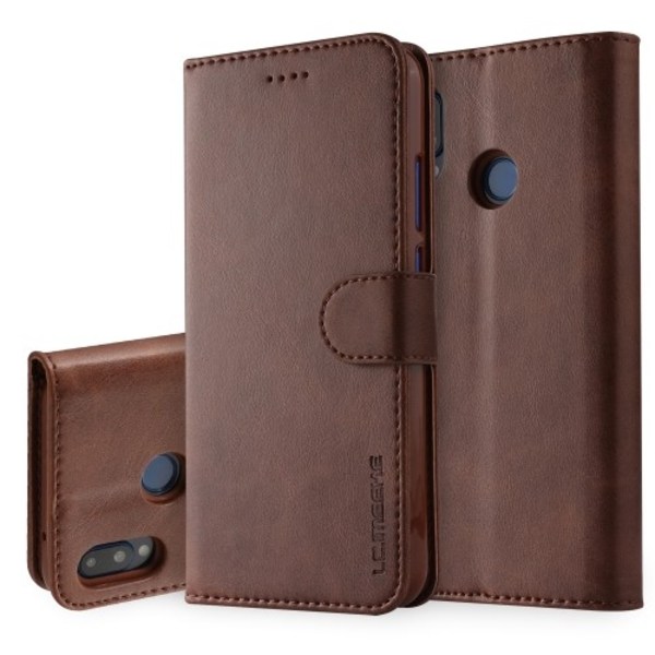 LC.IMEEKE Plånboksfodral till Huawei P20 Lite & Nova 3e - Brun Brun